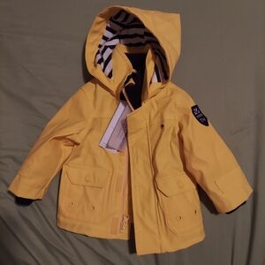 Tommy Hilfiger 6-9 Month Yellow Raincoat NWT